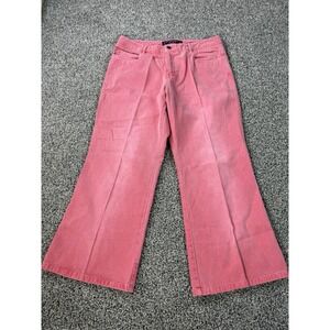 Vintage Y2K Periscope Flared Leg Chino Pants Women's Size 13 Pink Baggy
